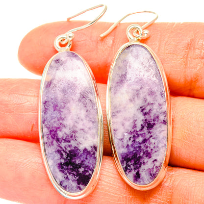 Lepidolite Earrings handcrafted by Ana Silver Co - EARR426800