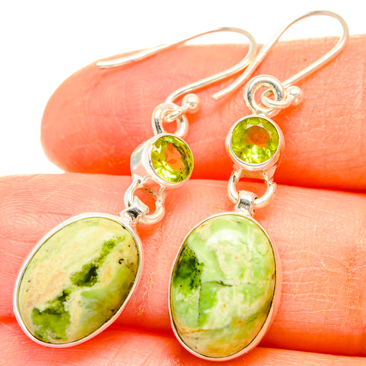 Rainforest Opal Earrings handcrafted by Ana Silver Co - EARR426813