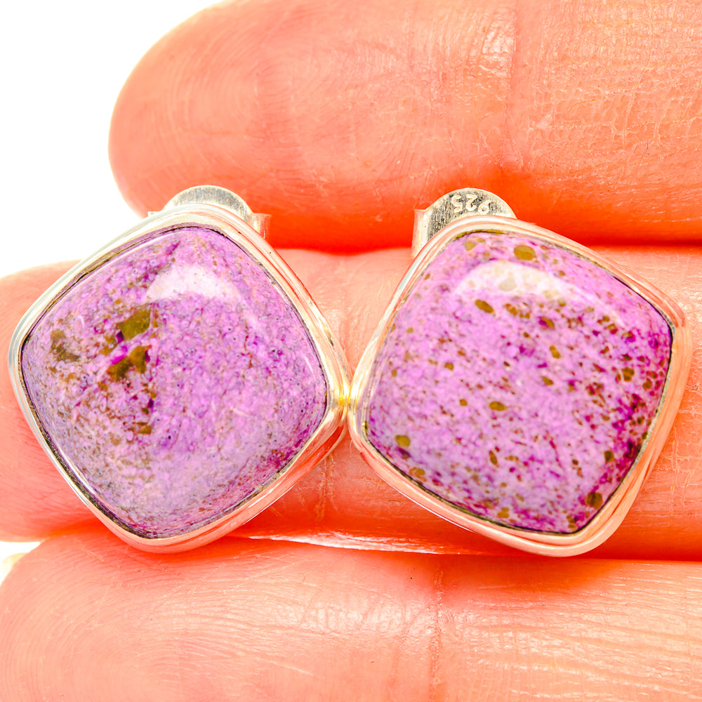 Stichtite Earrings handcrafted by Ana Silver Co - EARR426819