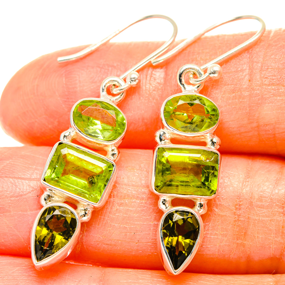 Peridot Earrings handcrafted by Ana Silver Co - EARR426820