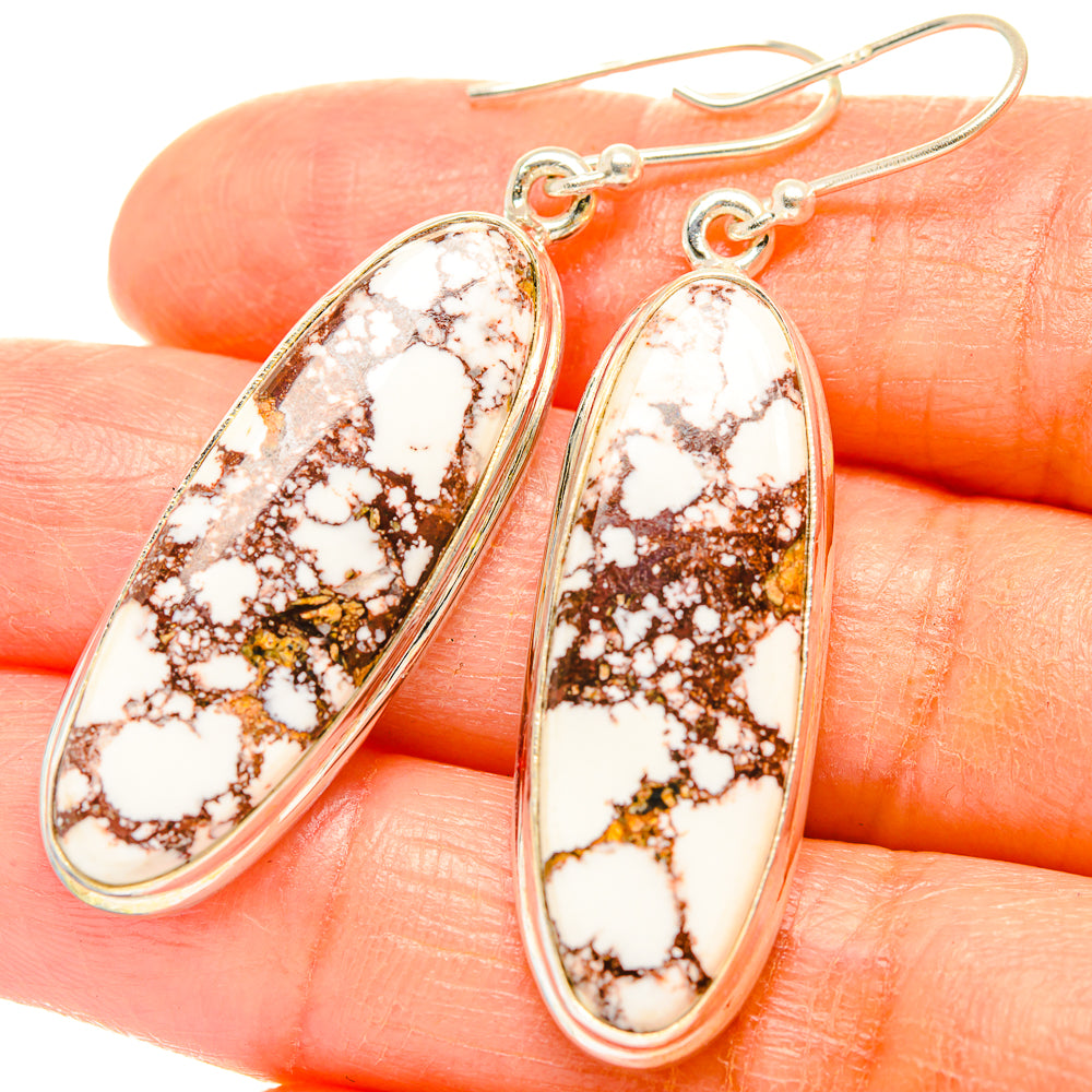 Wild Horse Jasper Earrings handcrafted by Ana Silver Co - EARR426821