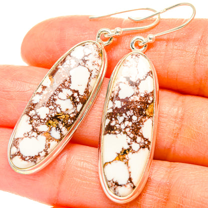Wild Horse Jasper Earrings handcrafted by Ana Silver Co - EARR426821