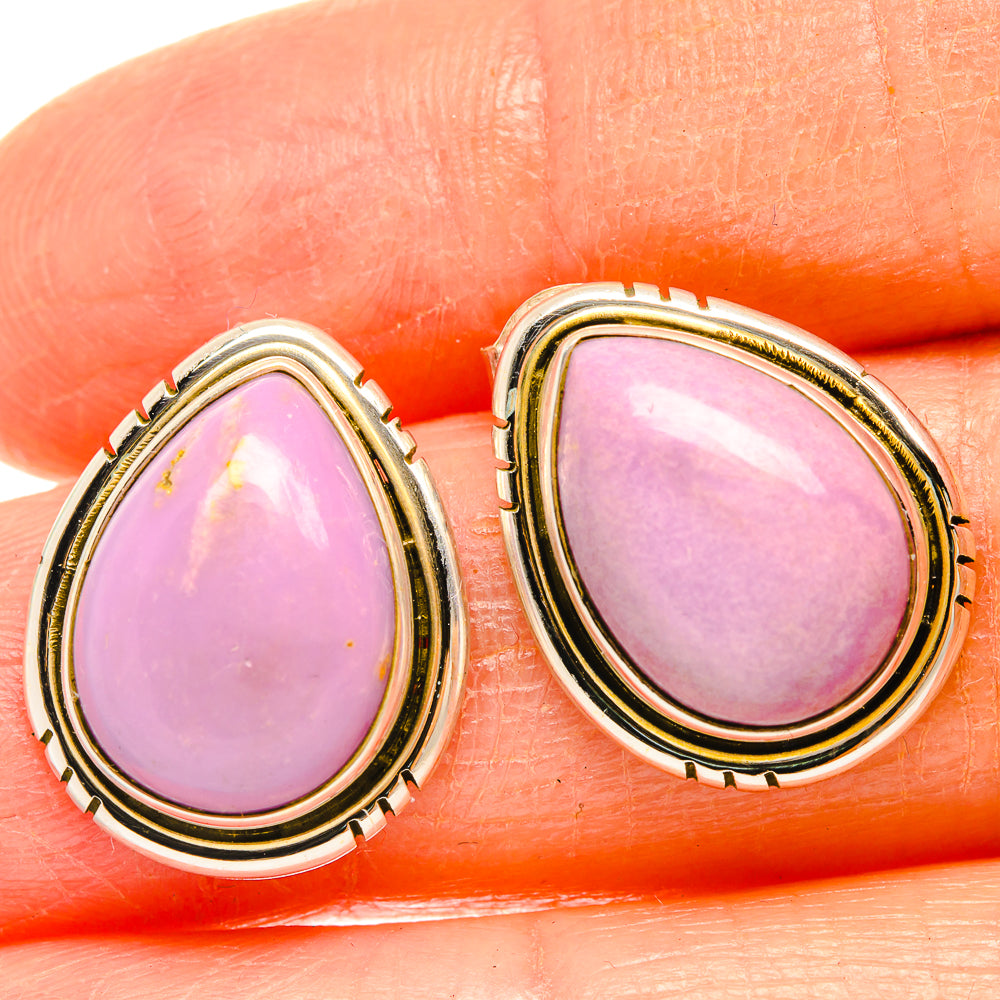 Phosphosiderite Earrings handcrafted by Ana Silver Co - EARR426824