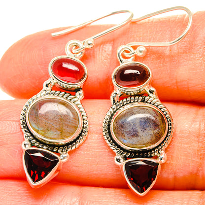 Labradorite Earrings handcrafted by Ana Silver Co - EARR426826
