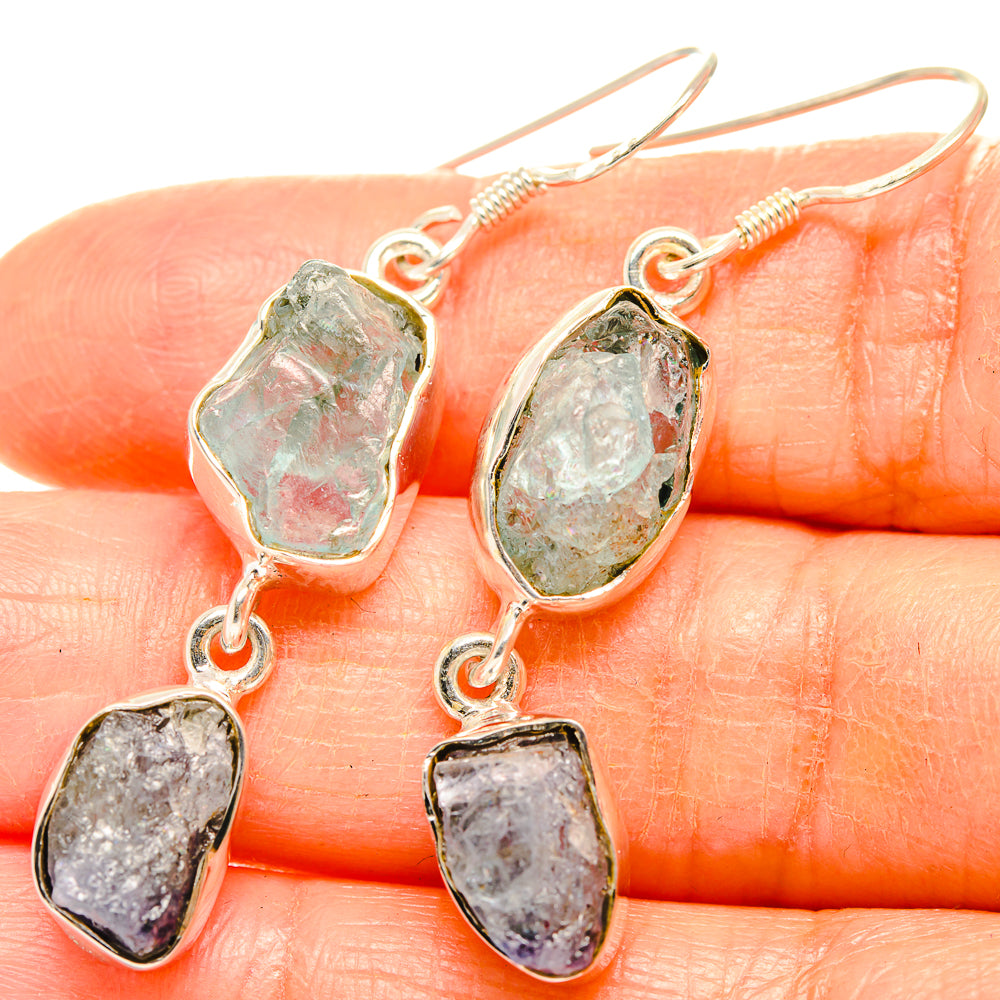 Aquamarine Earrings handcrafted by Ana Silver Co - EARR426833