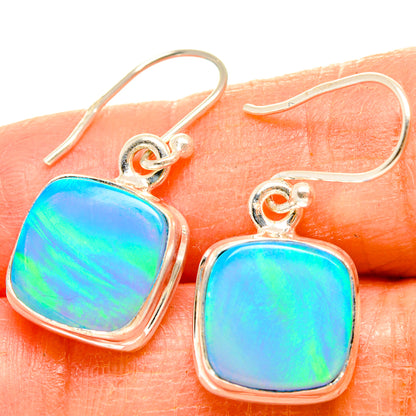 Aura Opal Earrings handcrafted by Ana Silver Co - EARR426837