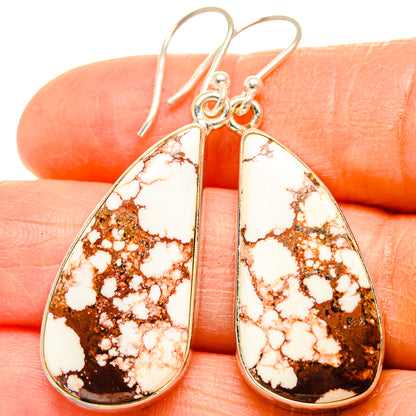 Wild Horse Jasper Earrings handcrafted by Ana Silver Co - EARR426845