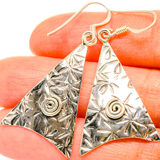 Engraved Earrings handcrafted by Ana Silver Co - EARR426846