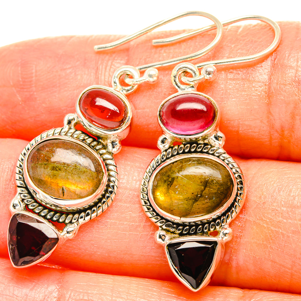 Labradorite Earrings handcrafted by Ana Silver Co - EARR426853