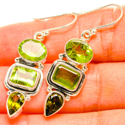 Peridot Earrings handcrafted by Ana Silver Co - EARR426862