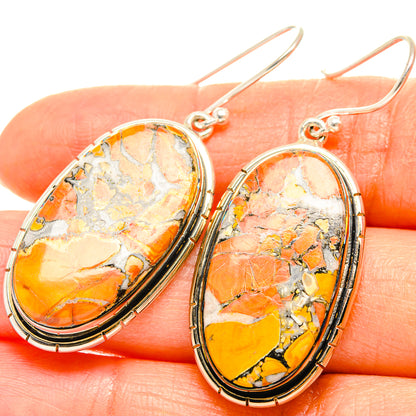 Brecciated Mookaite Earrings handcrafted by Ana Silver Co - EARR426866