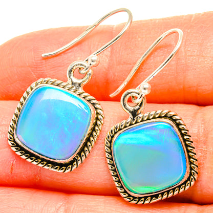 Aura Opal Earrings handcrafted by Ana Silver Co - EARR426875