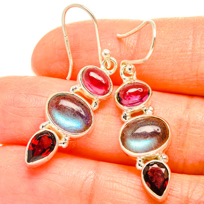 Labradorite Earrings handcrafted by Ana Silver Co - EARR426876