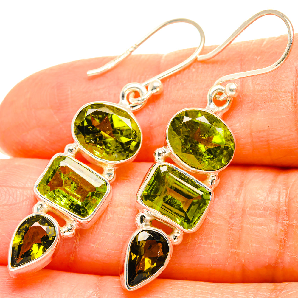 Peridot Earrings handcrafted by Ana Silver Co - EARR426883