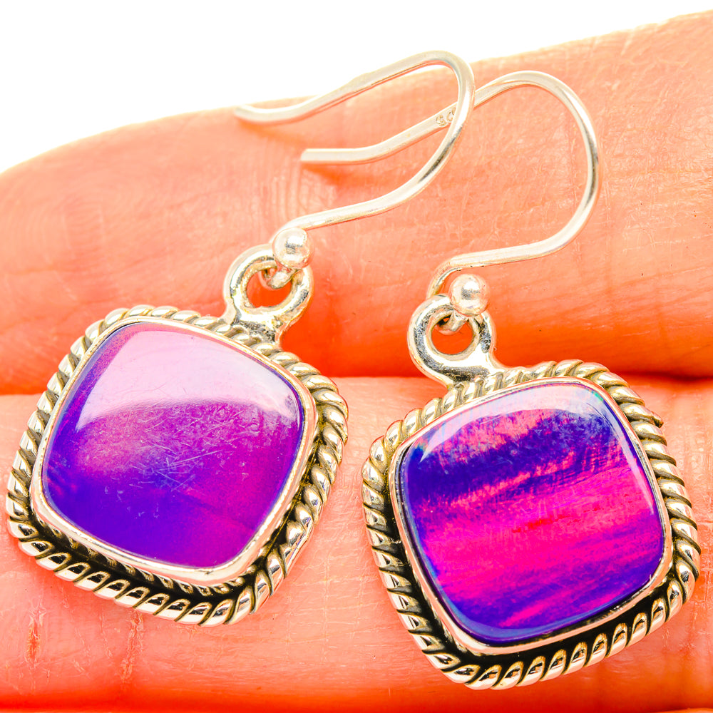 Aura Opal Earrings handcrafted by Ana Silver Co - EARR426886