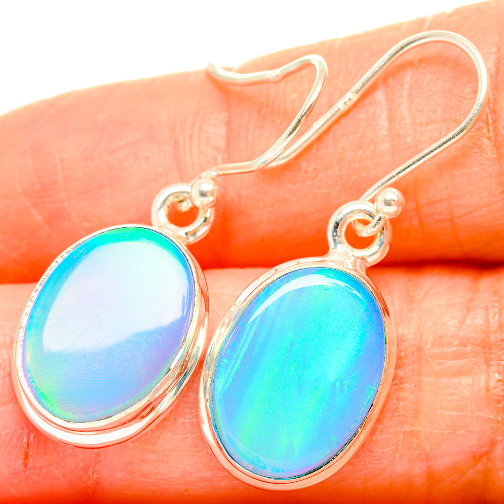 Aura Opal Earrings handcrafted by Ana Silver Co - EARR426888