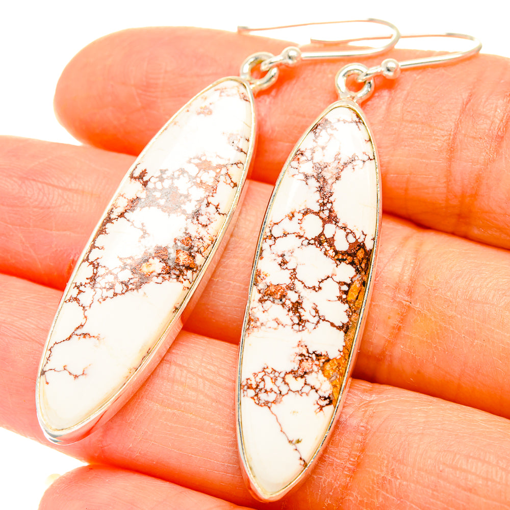 Wild Horse Jasper Earrings handcrafted by Ana Silver Co - EARR426891