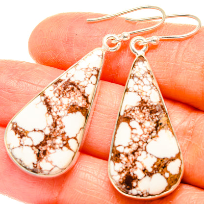 Wild Horse Jasper Earrings handcrafted by Ana Silver Co - EARR426915