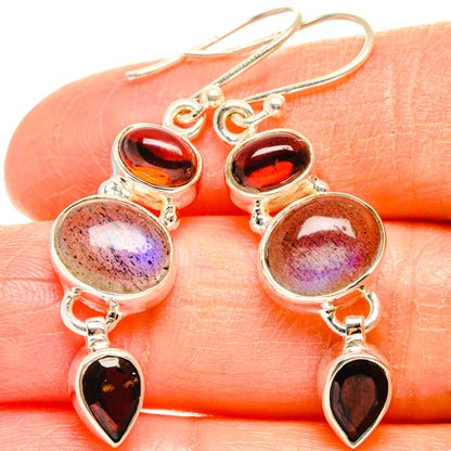 Labradorite Earrings handcrafted by Ana Silver Co - EARR426917