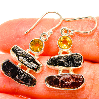 Garnet Earrings handcrafted by Ana Silver Co - EARR426925