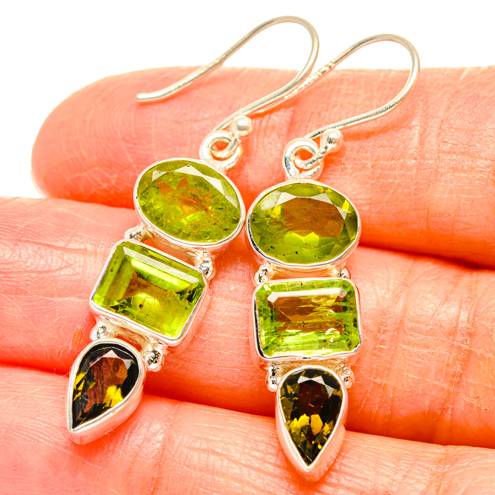 Peridot Earrings handcrafted by Ana Silver Co - EARR426931