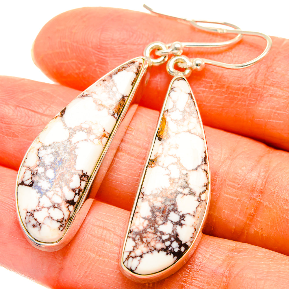 Wild Horse Jasper Earrings handcrafted by Ana Silver Co - EARR426941