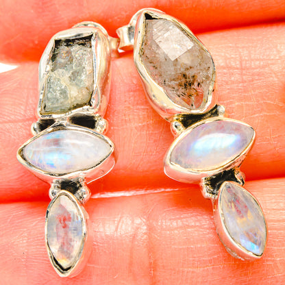 Herkimer Diamond Earrings handcrafted by Ana Silver Co - EARR426949