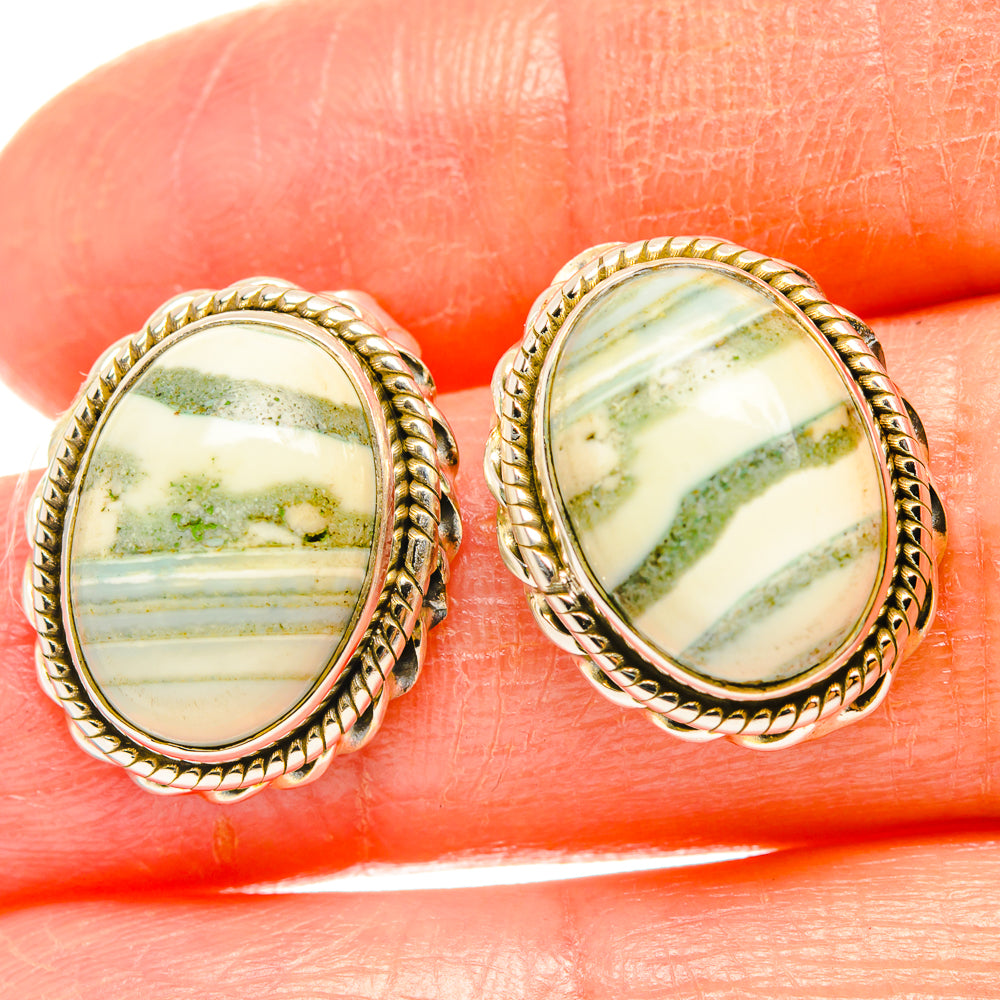 Ocean Jasper Earrings handcrafted by Ana Silver Co - EARR426951