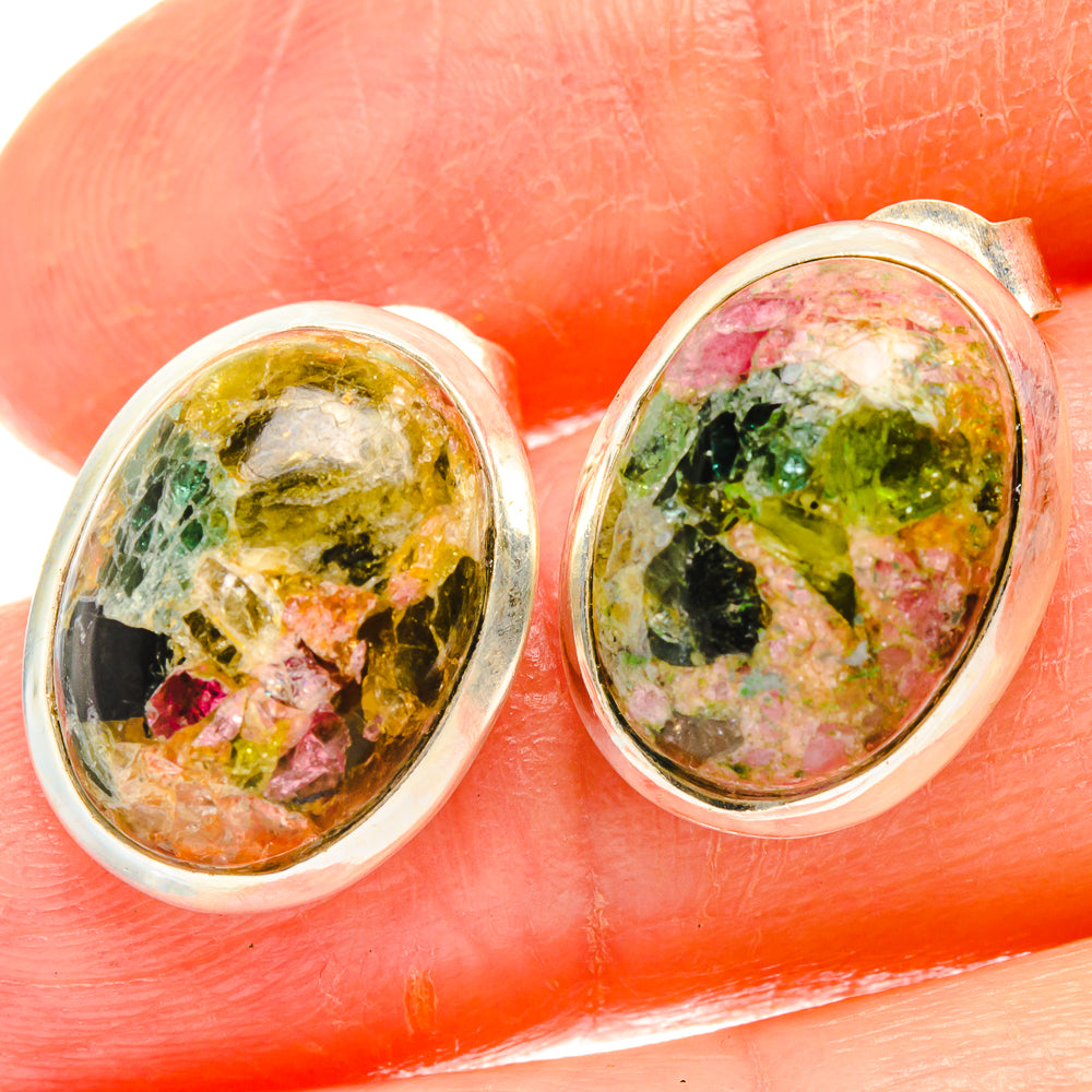 Tourmaline Earrings handcrafted by Ana Silver Co - EARR426961