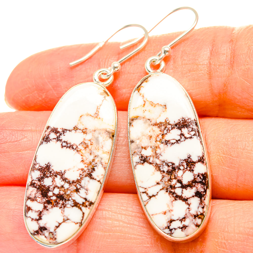 Wild Horse Jasper Earrings handcrafted by Ana Silver Co - EARR426972