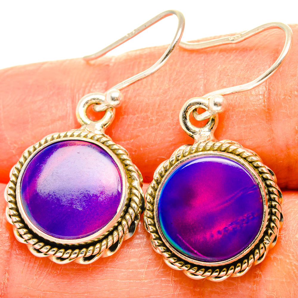 Aura Opal Earrings handcrafted by Ana Silver Co - EARR426973