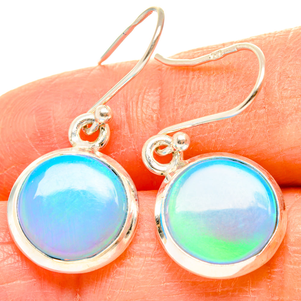 Aura Opal Earrings handcrafted by Ana Silver Co - EARR426975