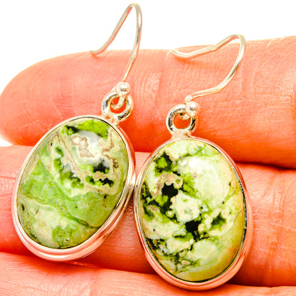 Rainforest Jasper Earrings handcrafted by Ana Silver Co - EARR426977