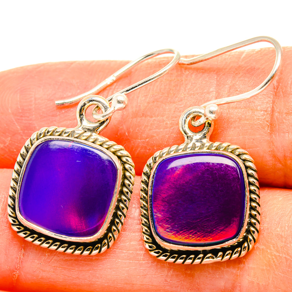 Aura Opal Earrings handcrafted by Ana Silver Co - EARR426981