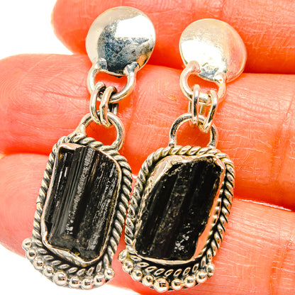 Tektite Earrings handcrafted by Ana Silver Co - EARR426992