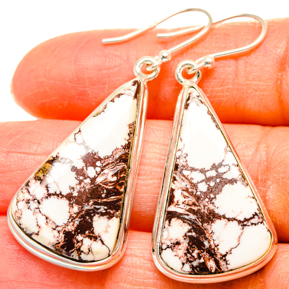 Wild Horse Jasper Earrings handcrafted by Ana Silver Co - EARR426995