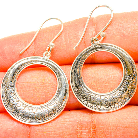 Engraved Earrings handcrafted by Ana Silver Co - EARR427005