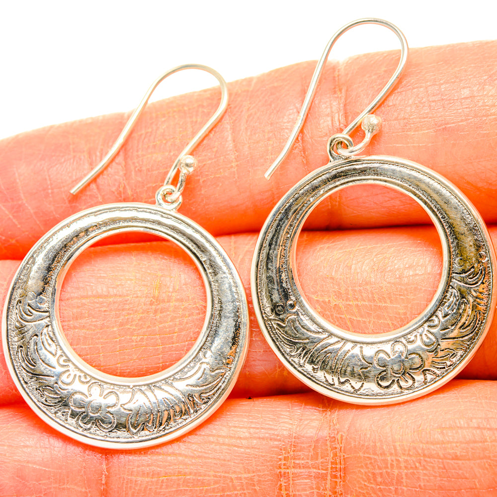Engraved Earrings handcrafted by Ana Silver Co - EARR427005