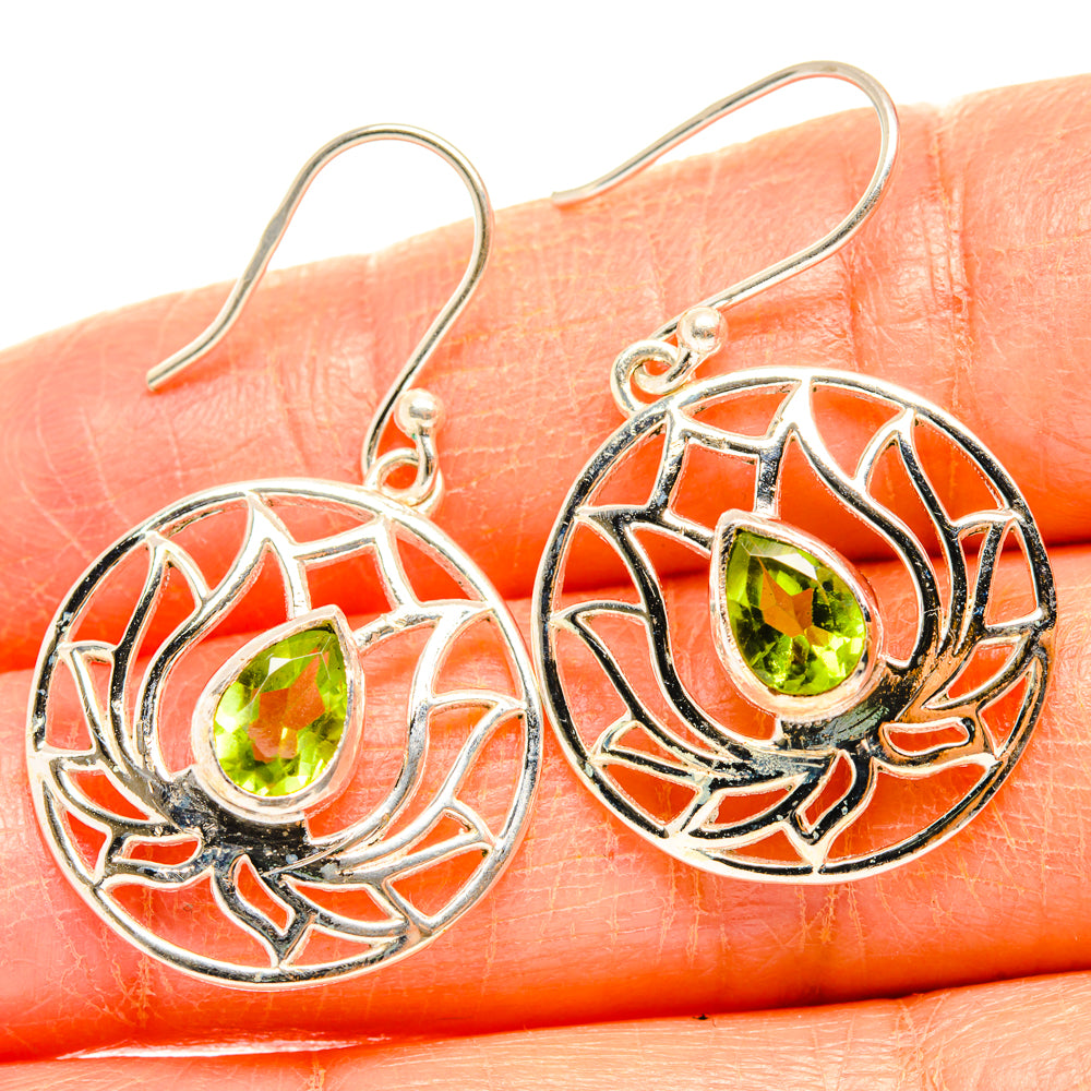 Peridot Earrings handcrafted by Ana Silver Co - EARR427006