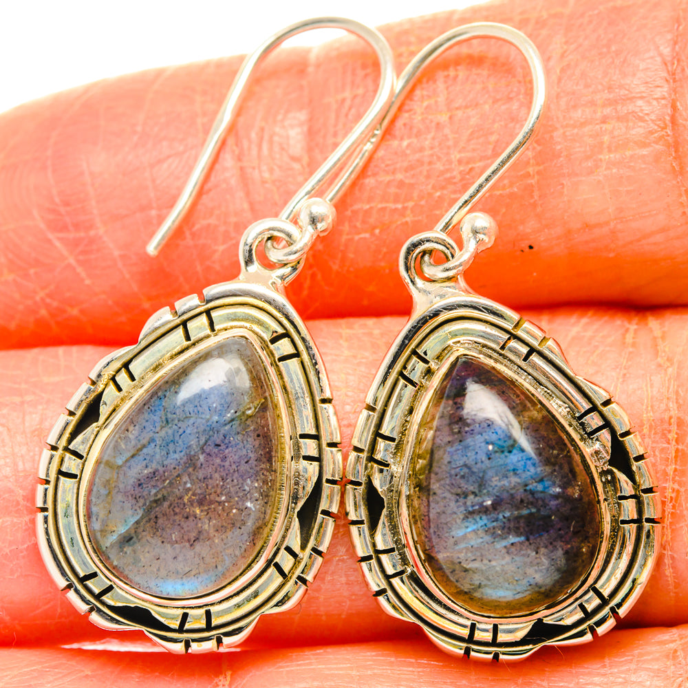 Labradorite Earrings handcrafted by Ana Silver Co - EARR427031