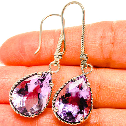 Amethyst Earrings handcrafted by Ana Silver Co - EARR427038