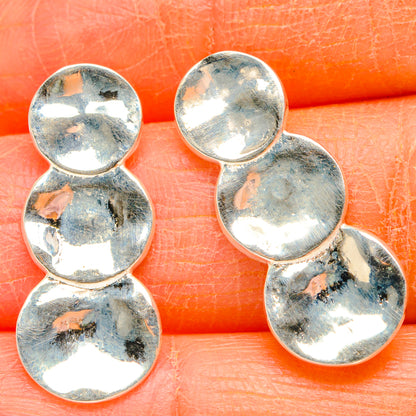 Discs Earrings handcrafted by Ana Silver Co - EARR427055