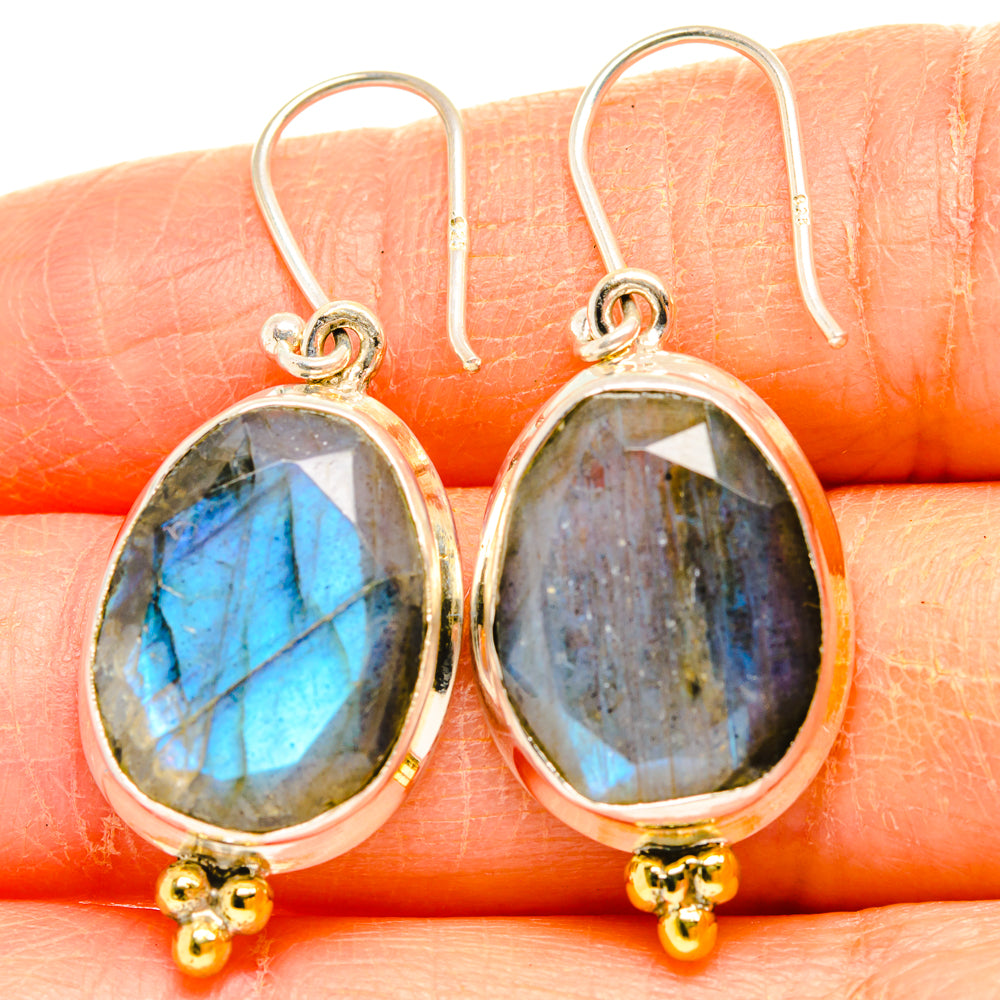 Labradorite Earrings handcrafted by Ana Silver Co - EARR427061