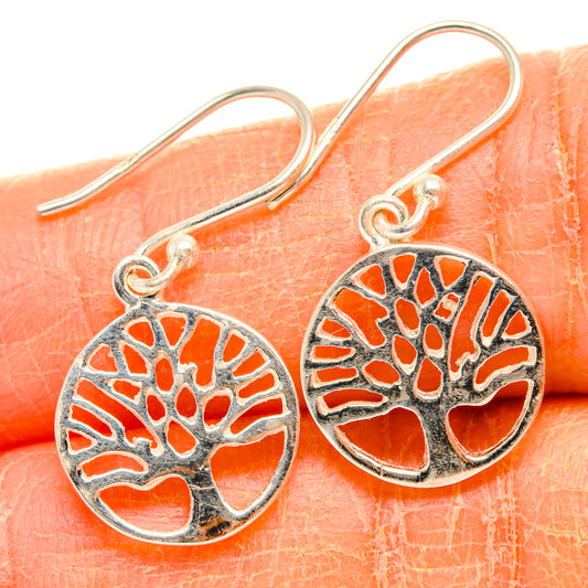 Tree Of Life Earrings handcrafted by Ana Silver Co - EARR427067