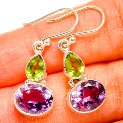 Amethyst Earrings handcrafted by Ana Silver Co - EARR427080