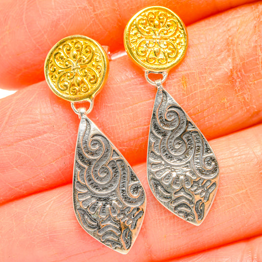 Engraved Earrings handcrafted by Ana Silver Co - EARR427088