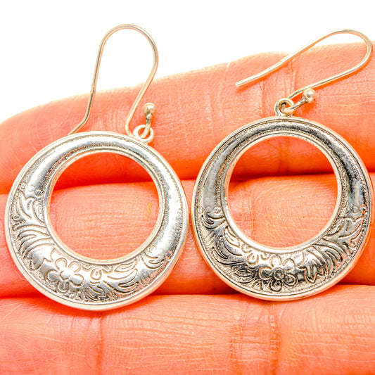 Engraved Earrings handcrafted by Ana Silver Co - EARR427102