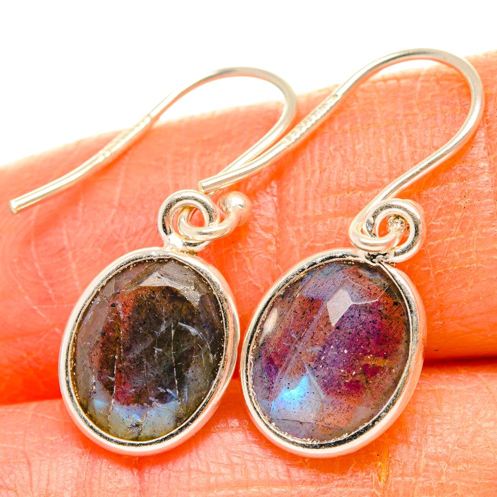Labradorite Earrings handcrafted by Ana Silver Co - EARR427105