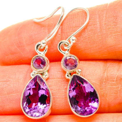 Amethyst Earrings handcrafted by Ana Silver Co - EARR427111