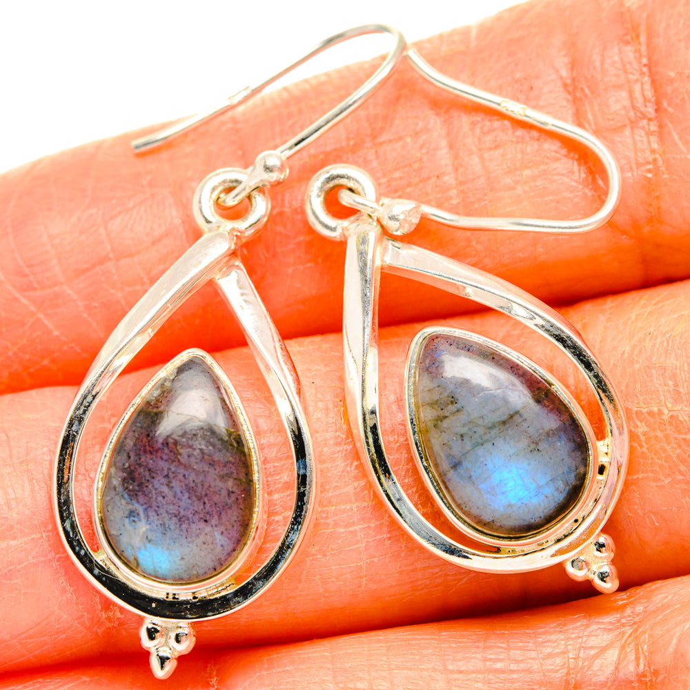 Labradorite Earrings handcrafted by Ana Silver Co - EARR427114